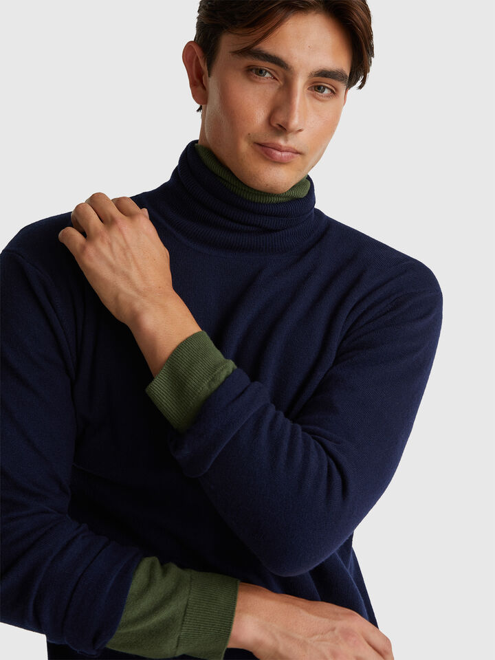 TURTLE NECK SWEATER Men image number 4